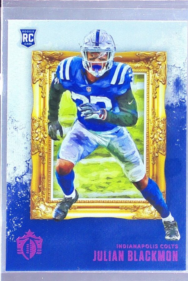2020 Panini Chronicles Julian Blackmon RC #GK-33 Colts Gridiron Kings Pink