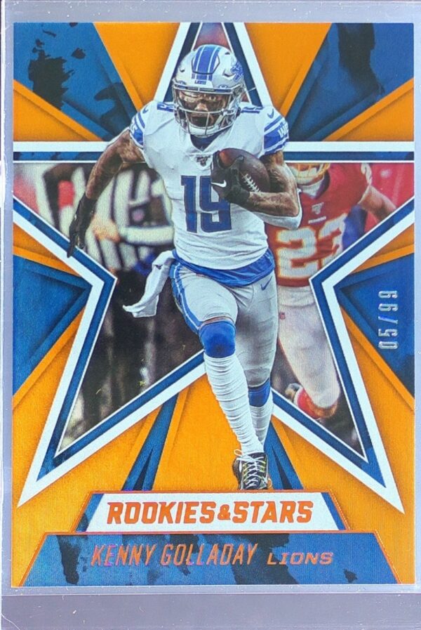2020 Panini Rookies & Stars Kenny Golladay Orange /99 #64 Lions