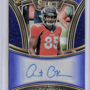 2020 Panini Select Albert Okwuegbunam AU SN99 #SS-AOK Broncos Select Signatures
