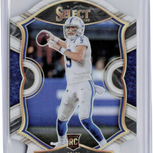2020 Panini Select Jacob Eason White Prizm Die Cut #48 Colts