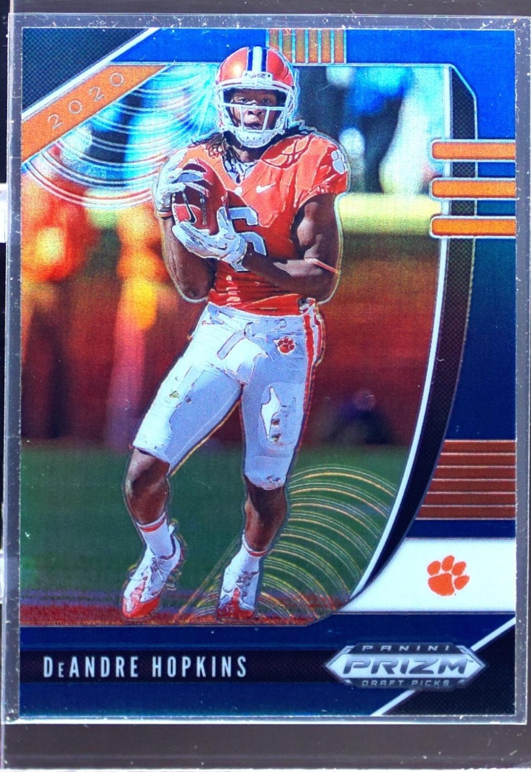 2020 Prizm Draft Picks DeAndre Hopkins Prizms Blue #28 Tigers