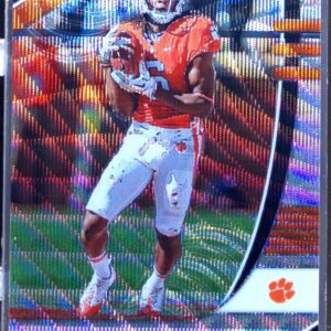 2020 Prizm Draft Picks DeAndre Hopkins Prizms Blue Wave /299 #28 Tigers