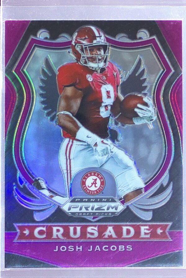 2020 Prizm Draft Picks Josh Jacobs Prizms Purple #60 Tide