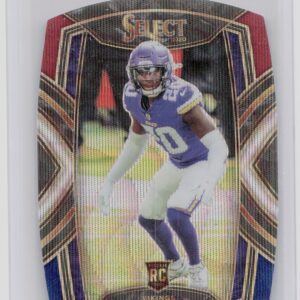 2020 Select Jeff Gladney Club Level Tri Color Prizm Die Cut RC #293 Vikings