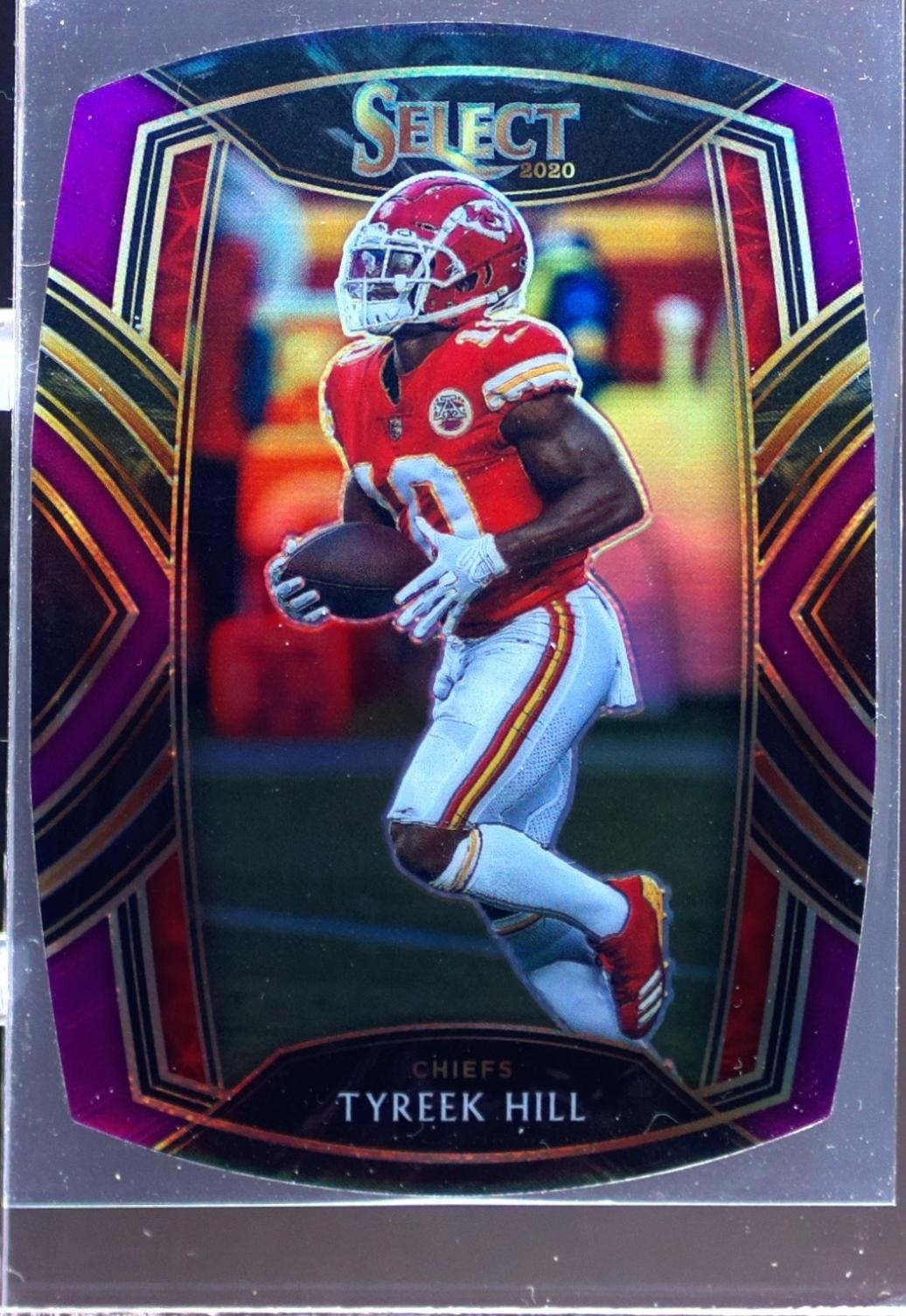 2020 Select Tyreek Hill Purple Prizm Die Cut #223 Chiefs