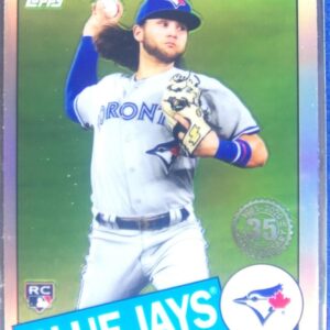 2020 Topps Chrome Bo Bichette RC #85TC-2 Jays 1985 Topps Baseball 35th Anni