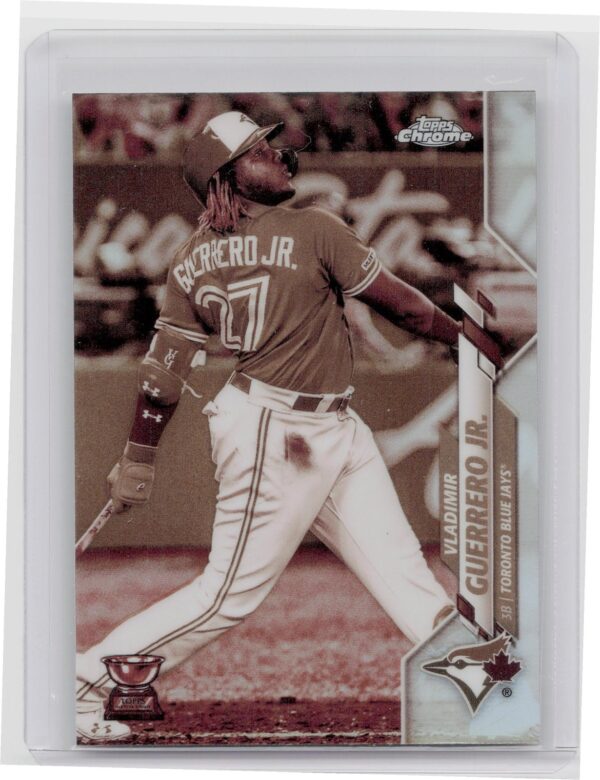 2020 Topps Chrome Vladimir Guerrero Jr. Sepia Refractor #133 Jays