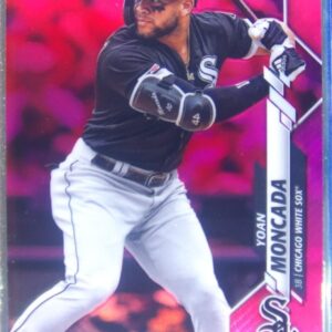 2020 Topps Chrome Yoan Moncada Pink Refractor #145 Sox