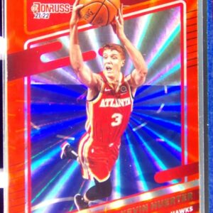 2021-22 Donruss Kevin Huerter Holo Orange Laser #4 Hawks