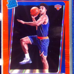 2021-22 Donruss Quentin Grimes Holo Orange Laser RC #216 Knicks