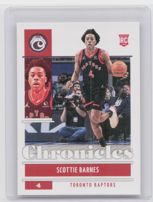2021-22 Panini Chronicles Scottie Barnes Rookie #47 Raptors