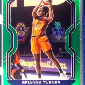 2021-22 Panini Prizm WNBA Brianna Turner Prizms Green #25 Mercury