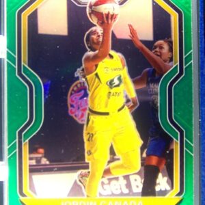 2021-22 Panini Prizm WNBA Jordin Canada Prizms Green #24 Storm