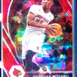2021-22 Prizm Draft Picks Donovan Mitchell Red Ice #81 Cardinals