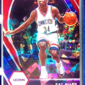 2021-22 Prizm Draft Picks Ray Allen Red Ice #91 Huskies