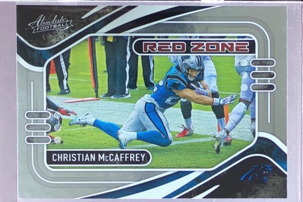 2021 Absolute Christian McCaffrey #RZ13 Panthers Red Zone
