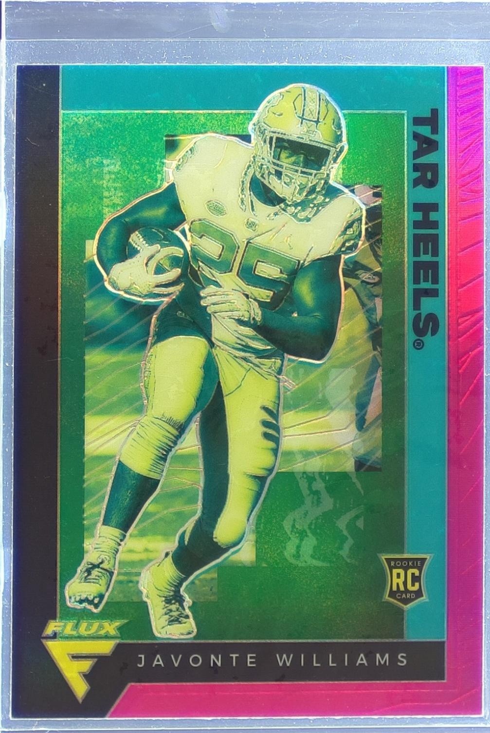 2021 Chronicles Draft Javonte Williams Pink RC #248 Heels