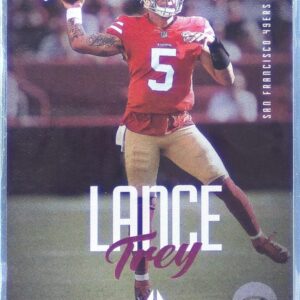 2021 Chronicles Trey Lance RC #204 49ers Luminance Update Rookies Pink