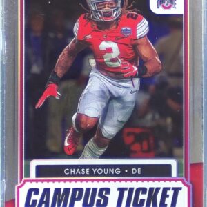 2021 Contenders Draft Picks Chase Young Campus Ticket #82 Buckeyes