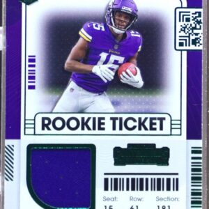 2021 Contenders Ihmir Smith-Marsette RC  JSY #RSV-ISM Vikings Rookie Ticket Var