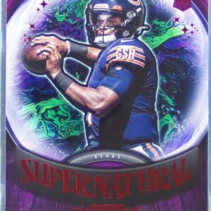 2021 Contenders Justin Fields RC #SN-JFI Bears Supernatural Ruby