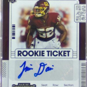 2021 Contenders Rookie Ticket auto Jamin Davis RC #151