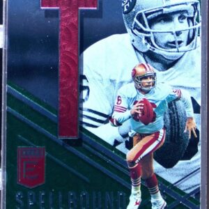 2021 Donruss Elite Joe Montana #S-T 49ers Spellbound Green