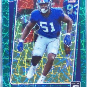 2021 Donruss Optic Azeez Ojulari Green Velocity RC #273 Giants