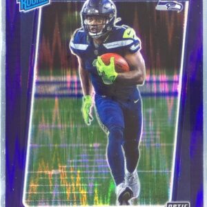2021 Donruss Optic D'Wayne Eskridge Purple Velocity RC #219 Seahawks
