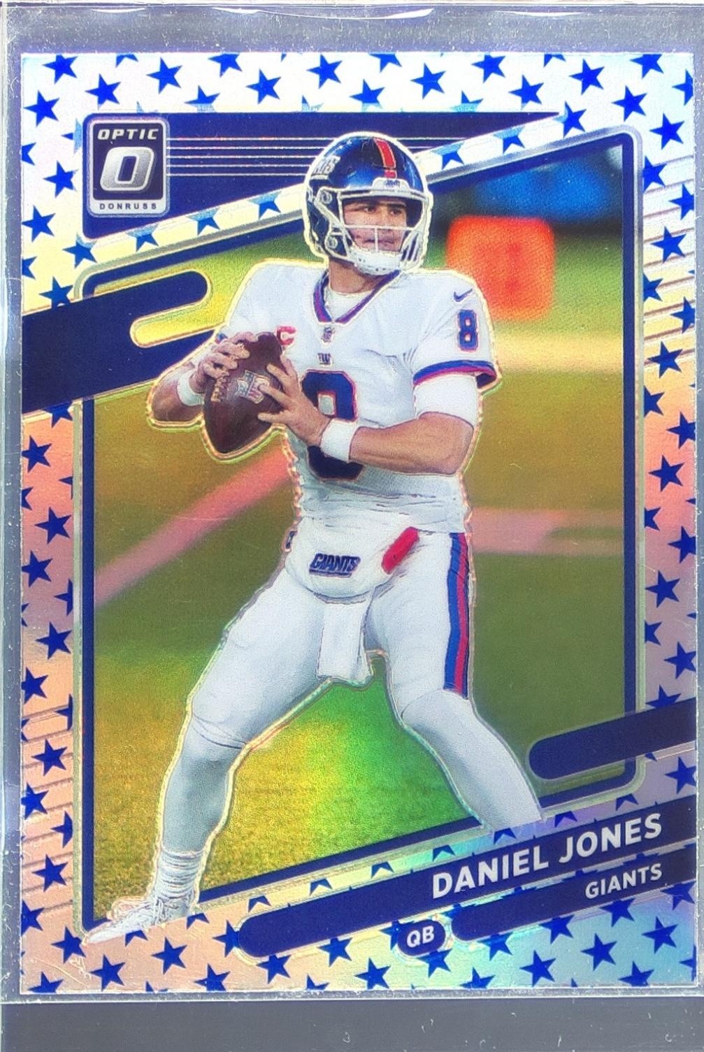 2021 Donruss Optic Daniel Jones Stars #15 Giants