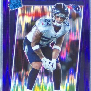 2021 Donruss Optic Elijah Molden Purple Shock RC #300 Titans