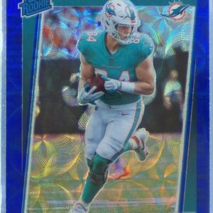 2021 Donruss Optic Hunter Long Blue Scope RC #281 Dolphins