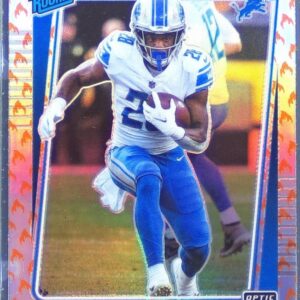 2021 Donruss Optic Jermar Jefferson Fire RC #296 Lions