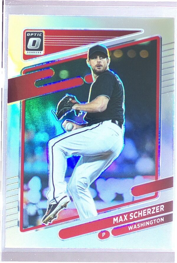 2021 Donruss Optic Max Scherzer Holo #197 Nationals