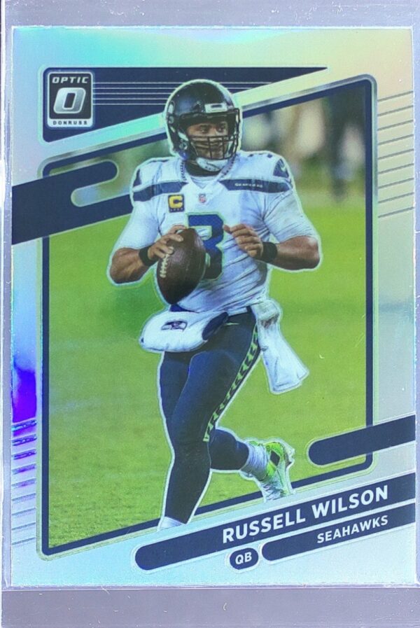 2021 Donruss Optic Russell Wilson Holo #197 Seahawks