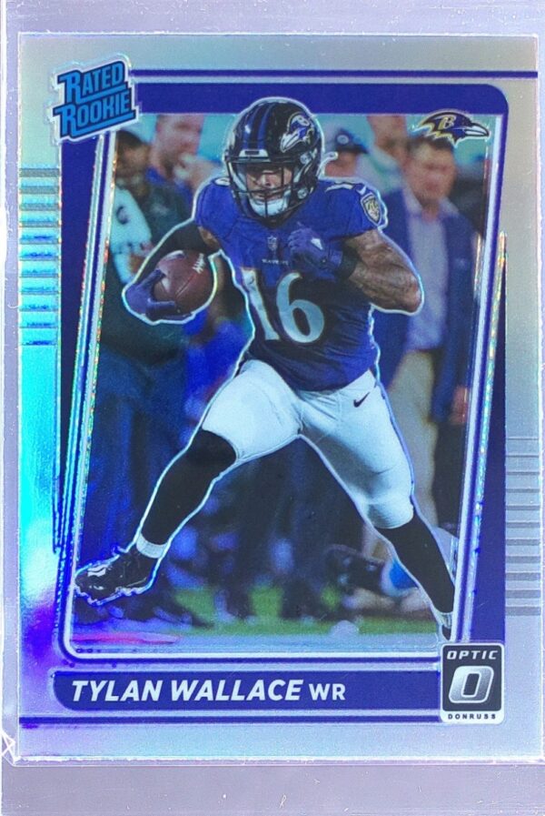 2021 Donruss Optic Tylan Wallace Holo RC #226 Ravens