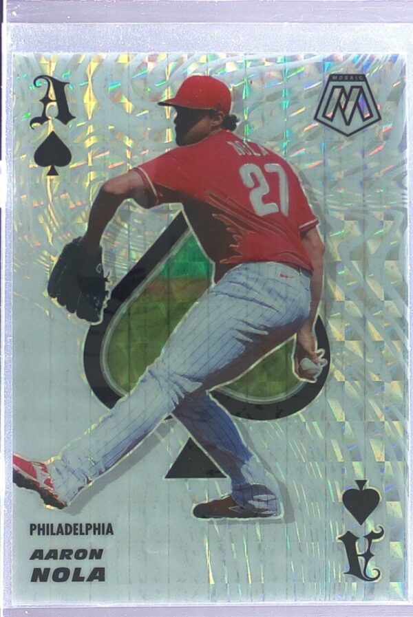 2021 Mosaic Aaron Nola #ACE13 Phillies Aces Mosaic
