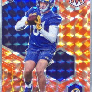 2021 Mosaic Ben Skowronek Prizm Reactive Orange RC #399 Rams