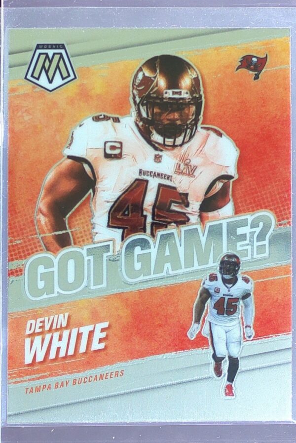2021 Mosaic Devin White #GG-25 Buccaneers Got Game?