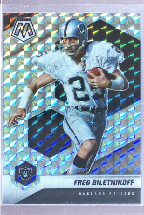2021 Mosaic Fred Biletnikoff Prizm #105 Raiders