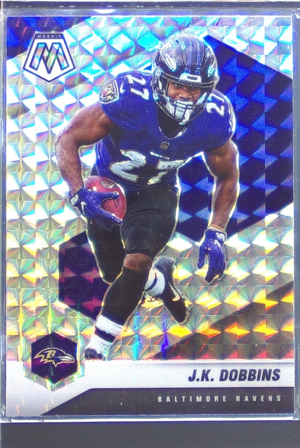 2021 Mosaic J.K. Dobbins Prizm #20 Ravens