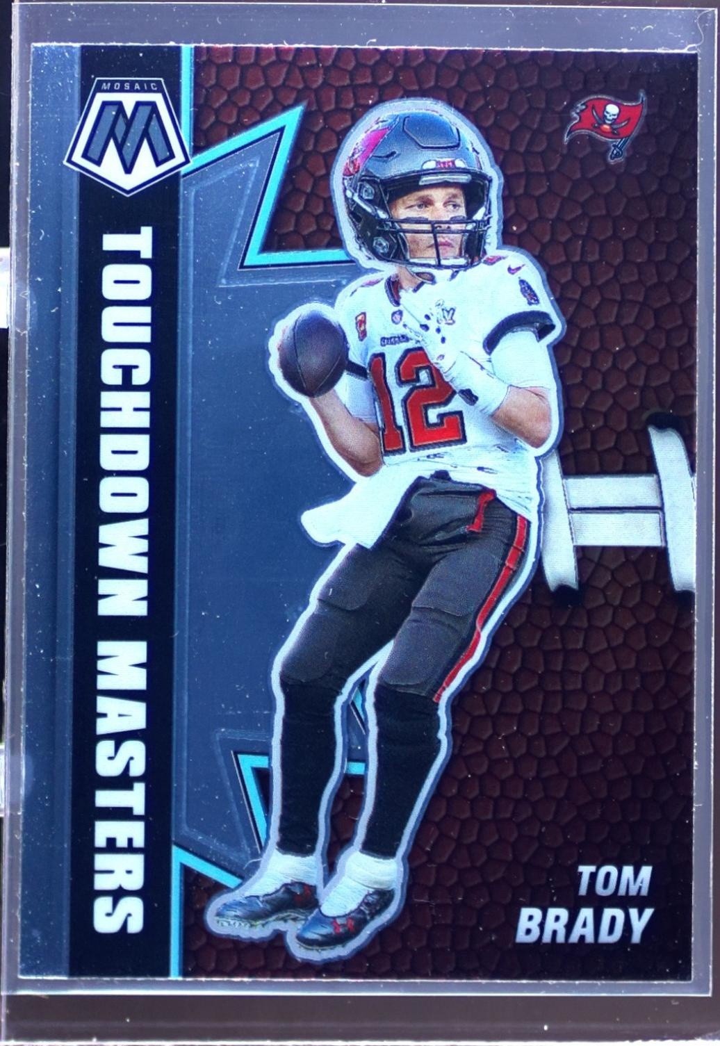 2021 Mosaic Tom Brady #TM-12 Buccaneers Touchdown Masters