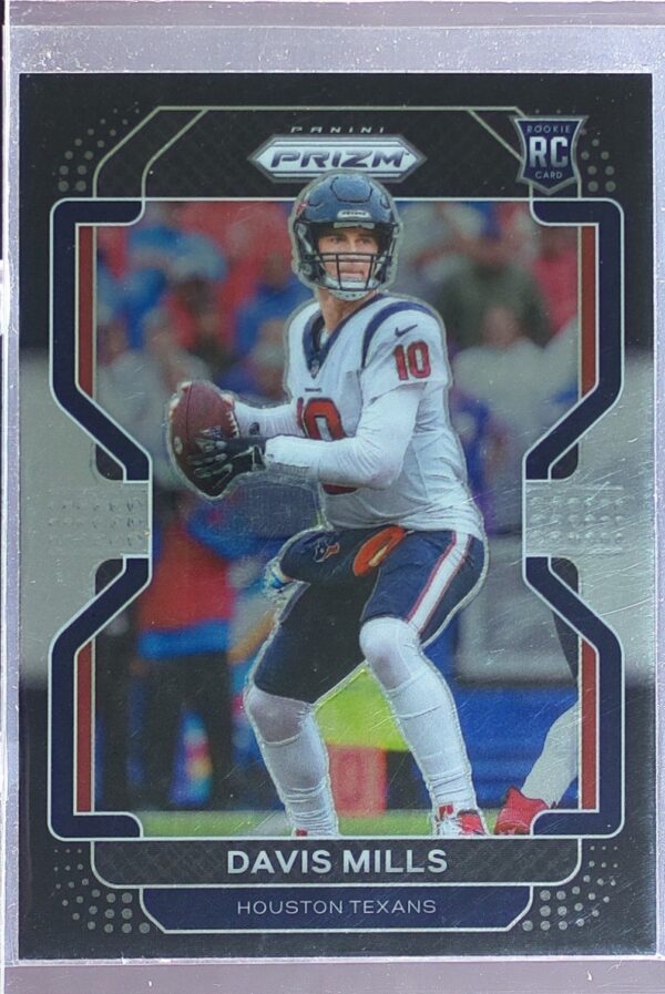 2021 Panini Chronicles Davis Mills RC #PB-15 Texans Prizm Black