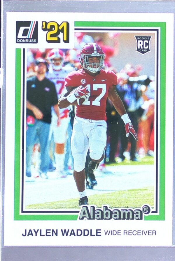 2021 Panini Chronicles Draft Picks Jaylen Waddle RC #38 Tide