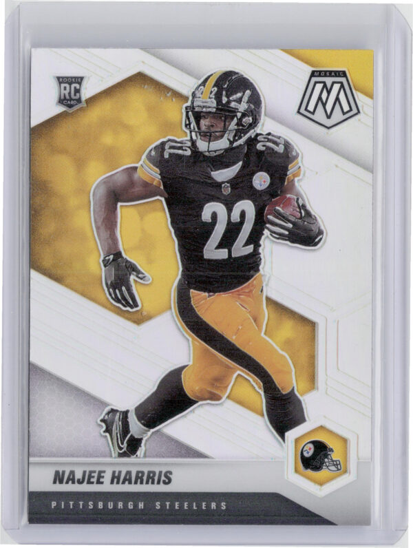 2021 Panini Mosaic Najee Harris #313-V Steelers Rookie Variations No Huddle