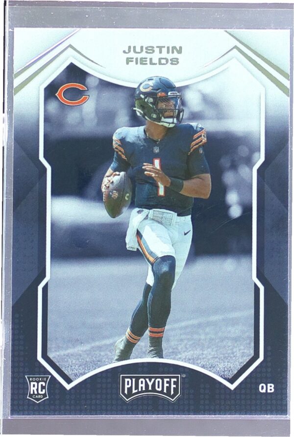 2021 Panini Playoff Justin Fields RC #208 Bears