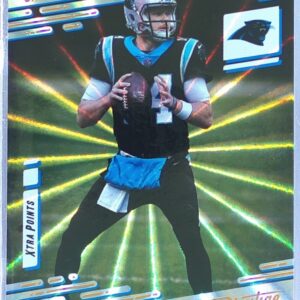 2021 Panini Prestige Sam Darnold Xtra Points Sunburst #166 Panthers