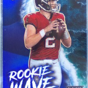 2021 Playoff Kyle Trask RC #RW-KTR Buccaneers Rookie Wave Blue