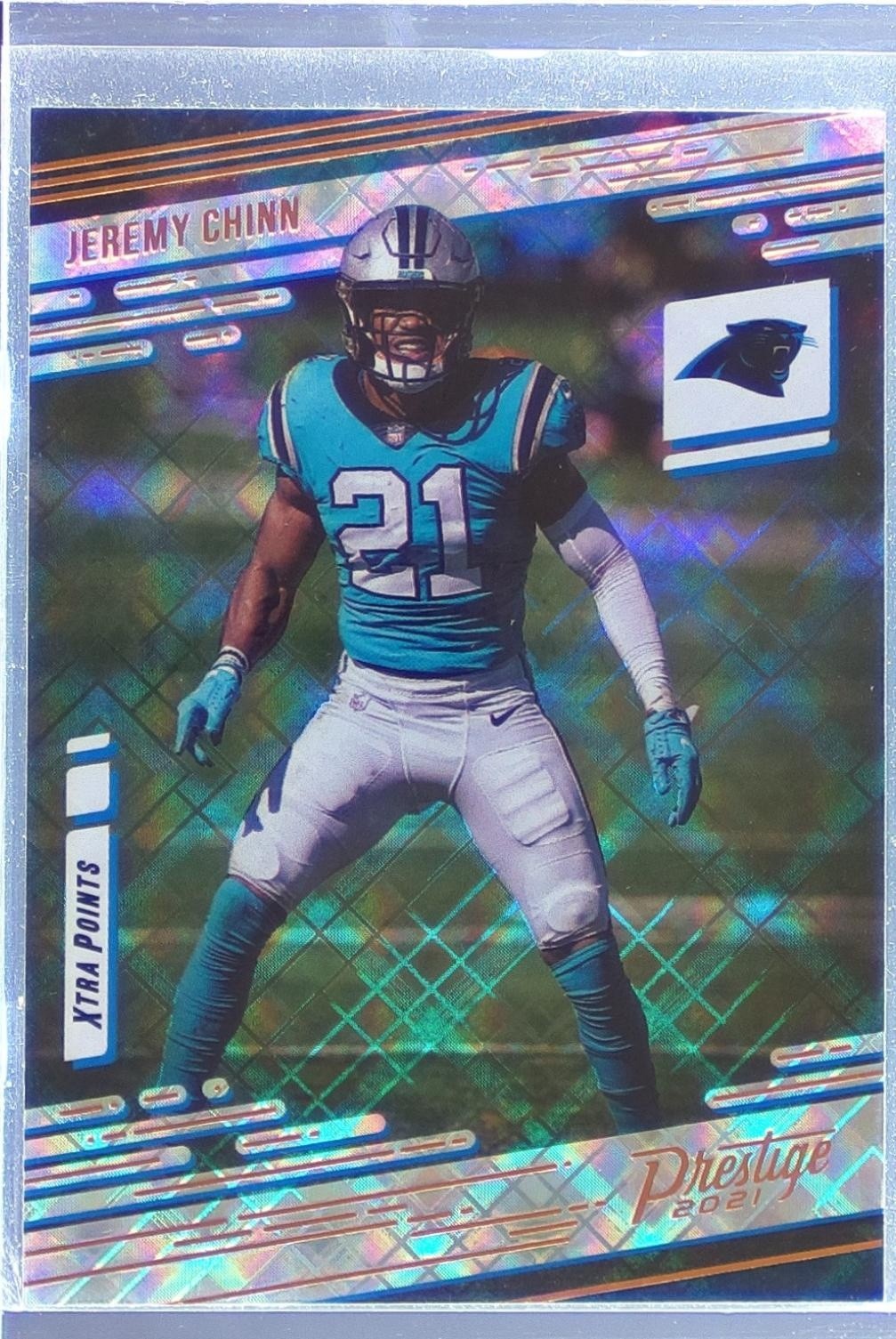 2021 Prestige Jeremy Chinn Xtra Points Diamond #77 Panthers