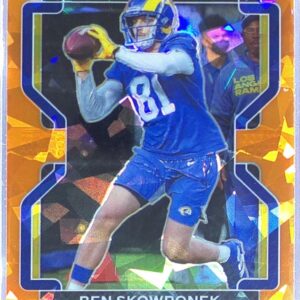 2021 Prizm Ben Skowronek Orange Ice RC #413 Rams